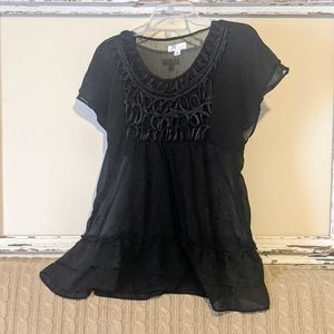 JW adorable ruffle top
